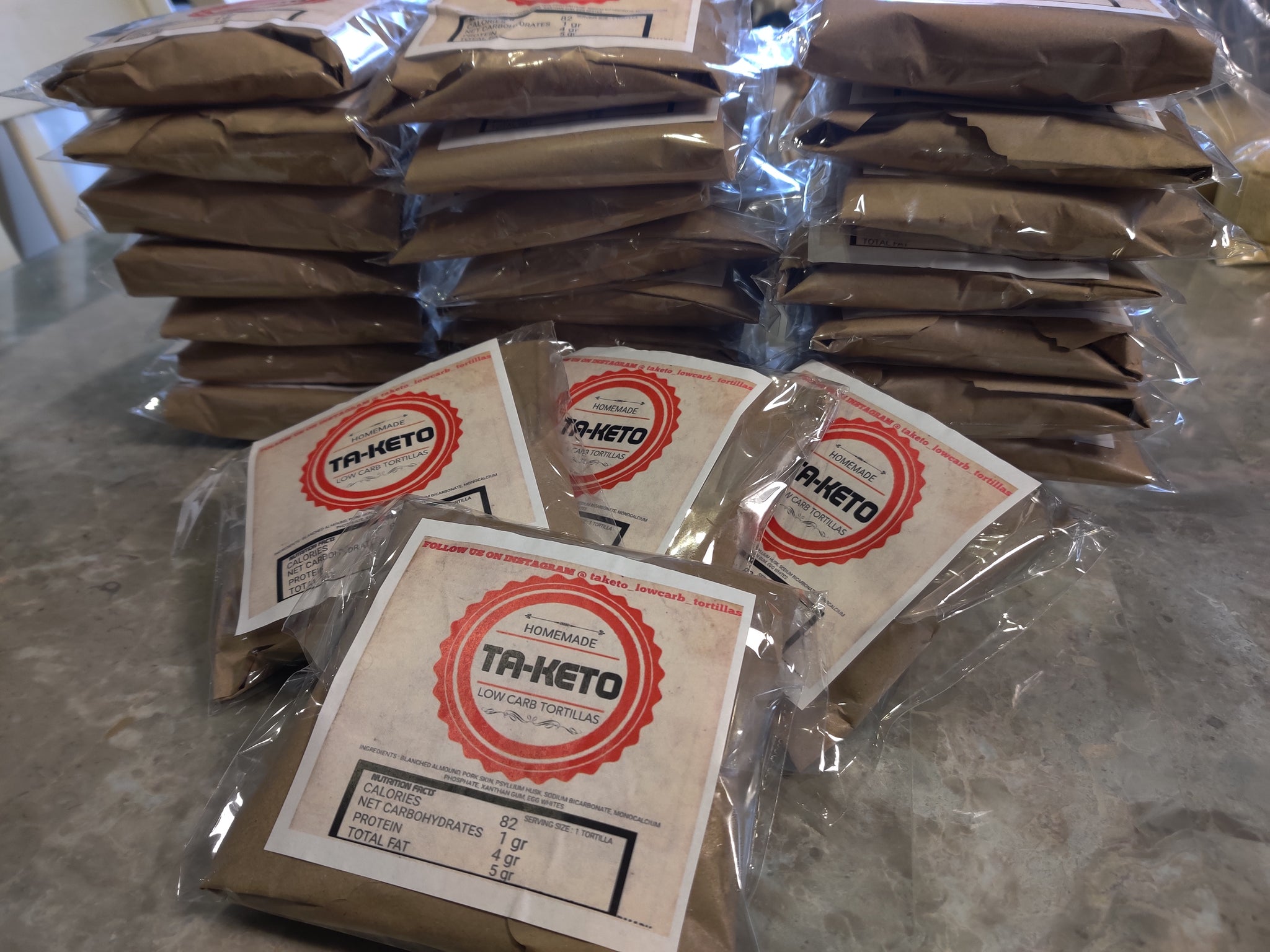 TA-KETO TORTILLAS ORIGINALES - MEDIDA TAQUERO